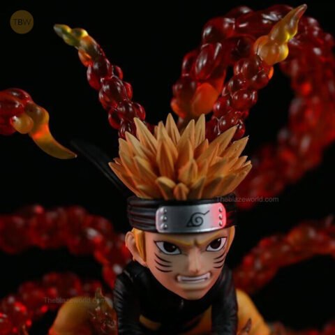 Naruto Four Tails action figure 15cm with red Kurama chakra aura – anime collectible India