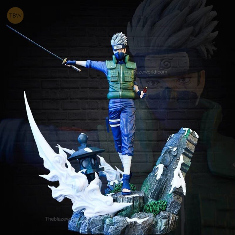 Kakashi Hatake 37cm action figure with LED base – Naruto anime collectible available in India