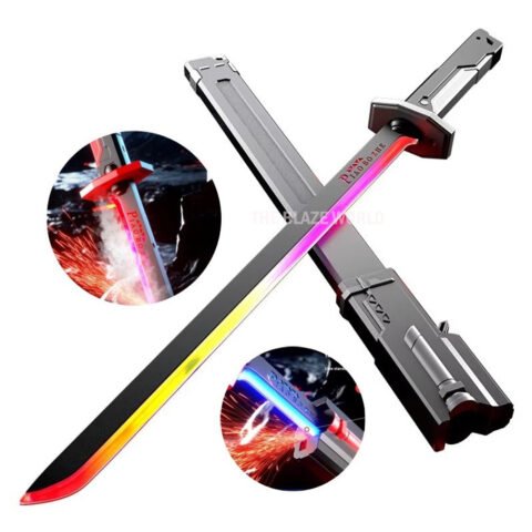 Sparkling LED Katana with Smoke Effect | Anime Light Sword Replica