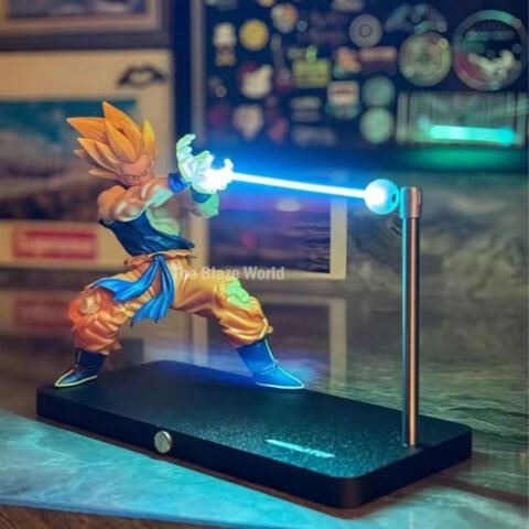 Goku Magnetic LED Light | Dragon Ball Anime Room Decor Lamp