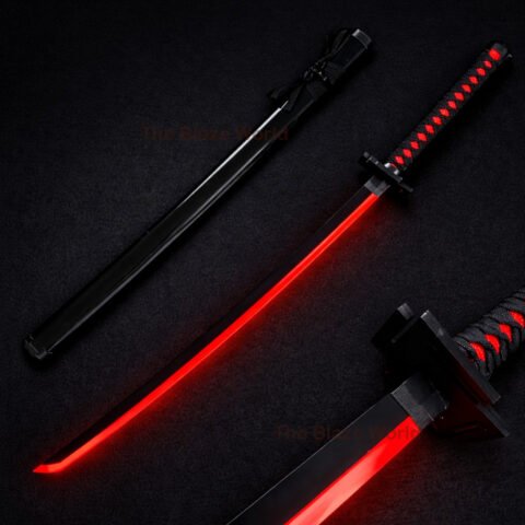 Bleach Black Wooden LED Katana 104cm-Anime Replica