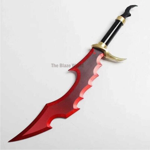 Solo Leveling Katana Dagger 50cm – Sung Jinwoo Anime Replica Weapon for Cosplay & Collection