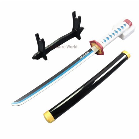 Giyu Tomioka 42cm Wooden Katana – Demon Slayer