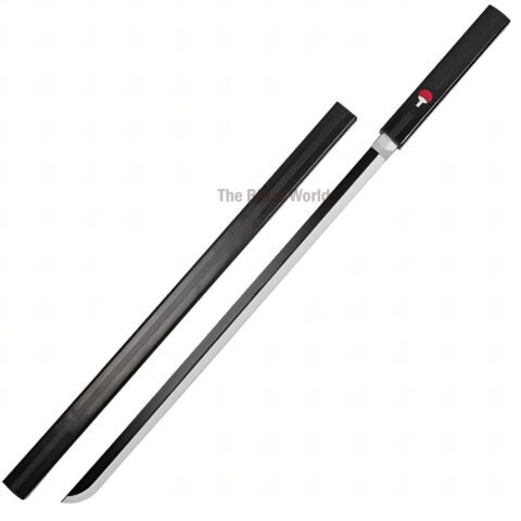 Black Sasuke Wooden Katana 104cm – Premium Anime Sword Replica