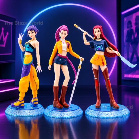 KPop Demon Hunters 3 Piece Figure Set Rumi Mira Zoey