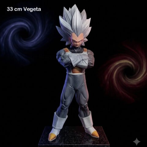 Vegeta Silver Hair Action Figure 33cm Dragon Ball Collectible