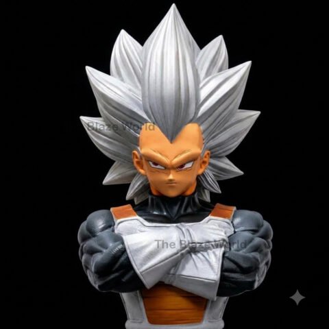 Vegeta Silver Hair Action Figure 33cm Dragon Ball